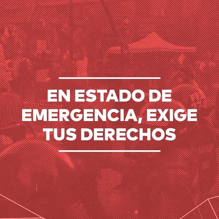 inddhh's tweet photo. En estado de emergencia tus derechos permanecen intactos. ¡Exígelos! https://t.co/6mBLBDA4eq