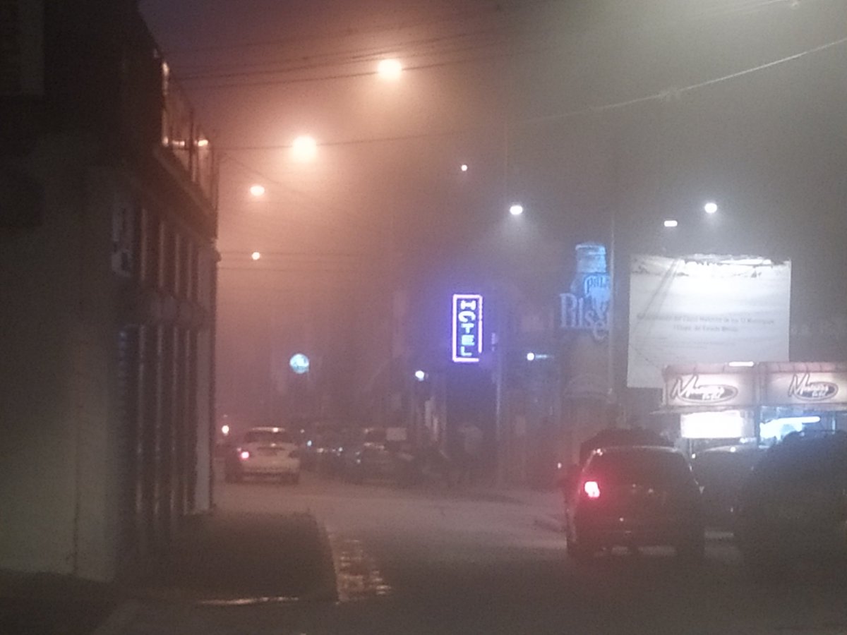 ReporteYa's tweet image. #19oct 7:00 pm #Mérida cobijada por espesa neblina - @leoperiodista