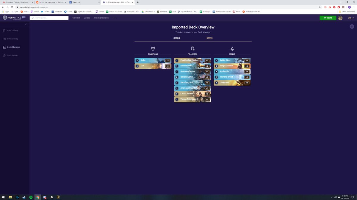 StrifeCro's tweet image. Super sweet Ashe/Lux deck. Cool duo to fight with from the lore and this deck has so many huge blowout moments its sweet. Demacia has some of the biggest swing turns and Freljord has some of the best bread and butter minions. 
CEBAEAIADUVAQAIBAMFREFAWDYTCSAQBAEARGBABAABAOGRTAA
