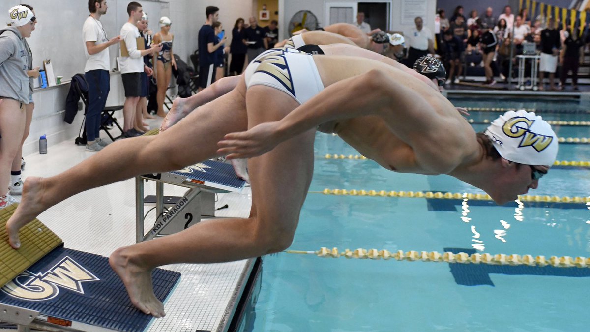 GWSwimDive's tweet photo. Our men made it a sweep with Dylan Arzoni, George Aspougalis, Andrew Cho and Peter Nachtwey winning two individual events apiece to take down BC. #RaiseHigh
https://t.co/cBecdUl169 https://t.co/zZFLKMh8tI