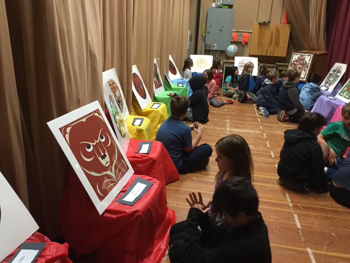 MarchandClass's tweet photo. Surprise Art Gallery @SD63Brentwood @SD63Indigenous https://t.co/M1sF5Xepfp