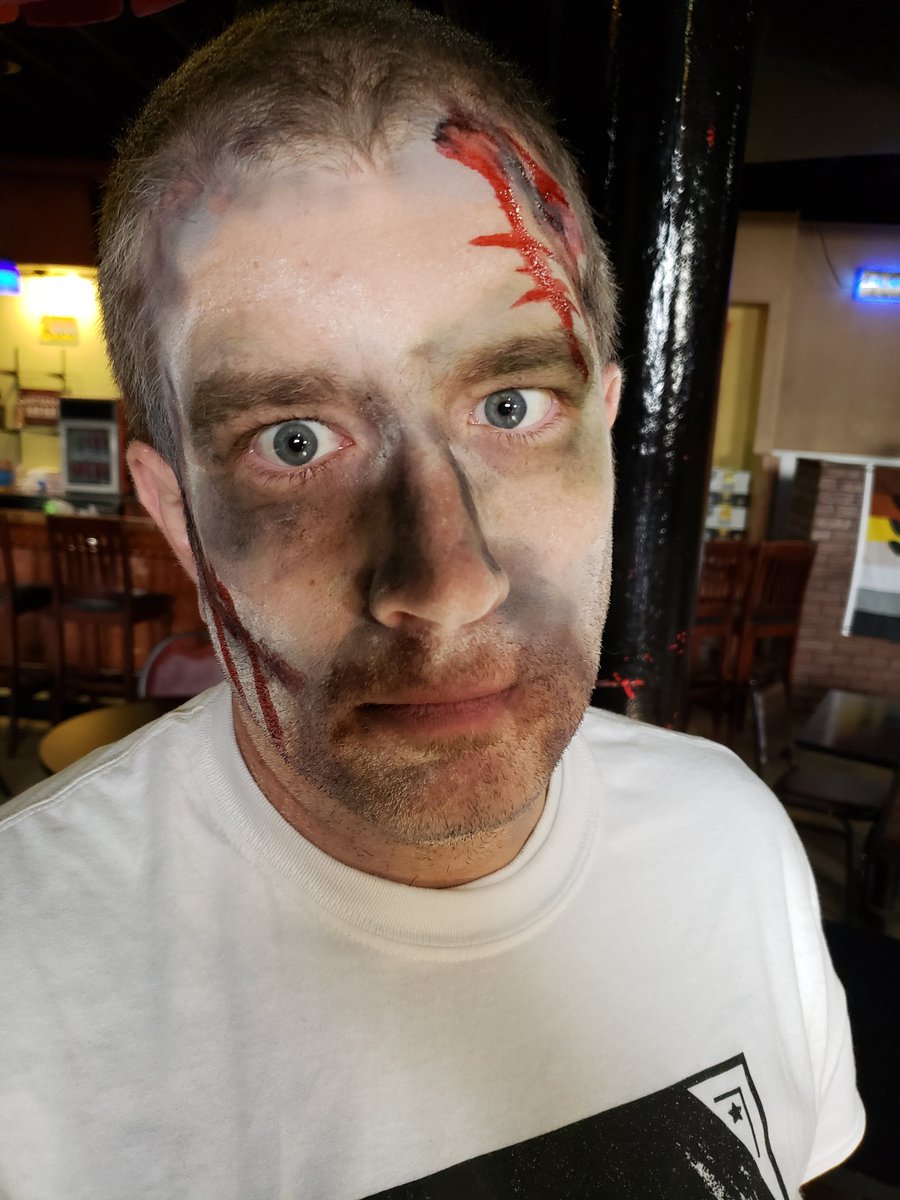 Got to be a part of the 3rd annual #ZombieWalk from the Disabilities Resource Center in #SiouxCity! I was #Zombified! <a href="/DRCadvocates/">DRC Of Siouxland (Don Dew)</a> <a href="/HardRockHotelSC/">Hard Rock Sioux City</a>