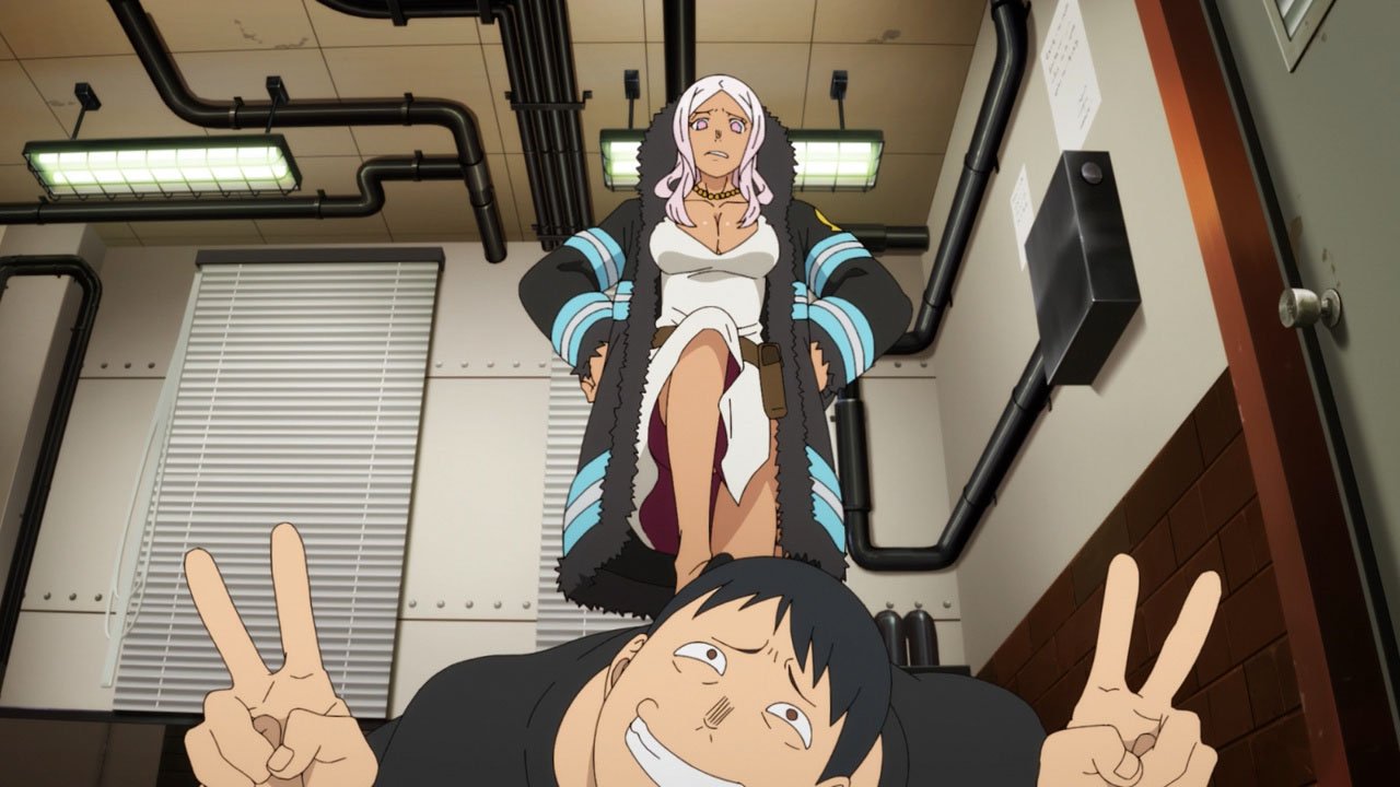 “Meanwhlie, Hibana's getting Shinra a nicer desk. 