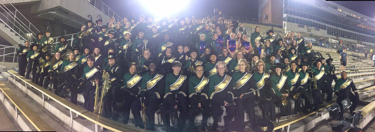 p_sulliva's tweet photo. We are very proud of this band! Great work, Emerald Regiment! 3rd place in finals among some excellent bands. ER had a very strong prelims and finals show. You make us all proud! We have the chance to celebrate this season and this show a few more times. Go Bruins! @RBHSbruinband https://t.co/2Ljg8TZ956