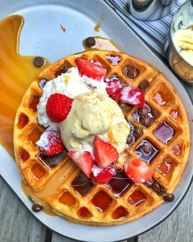 The only right way to eat waffles:
1. Load it up with toppings
2. Fill up all the holes
3. Devour every bite
.
.
.
📍The Terrace &amp; Outdoor Gardens- Edition, Times Square .
.
.
#Waffles #WhippedCream #Strawberry #Maple #MapleSyrup #IceCream #Caramel #C… ift.tt/33KEUuQ