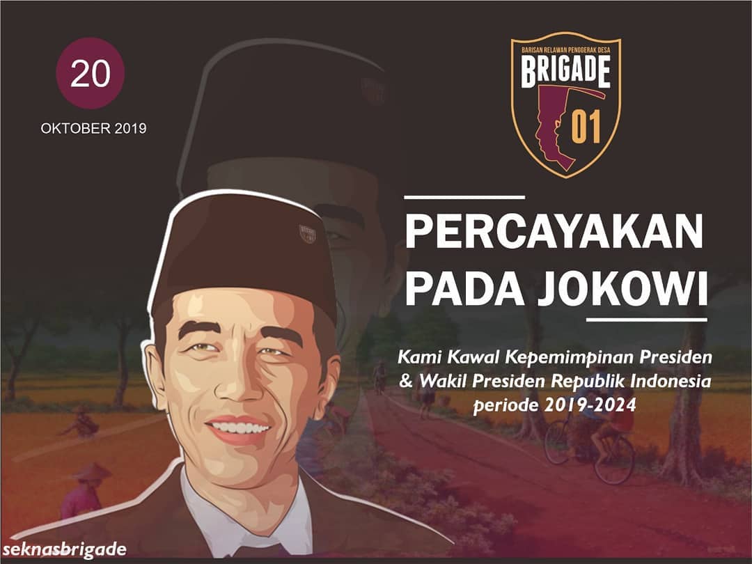 Percayakan pada Jokowi..Selamat berkerja Presiden Jokowi-Maruf 2019-2024
 <a href="/jokowi/">Joko Widodo</a> 
 <a href="/cakimiNOW/">A Muhaimin Iskandar</a>
 <a href="/SyaifulHooda/">Syaiful Huda</a>
 <a href="/DodiShawana1/">@DodiShawana</a>