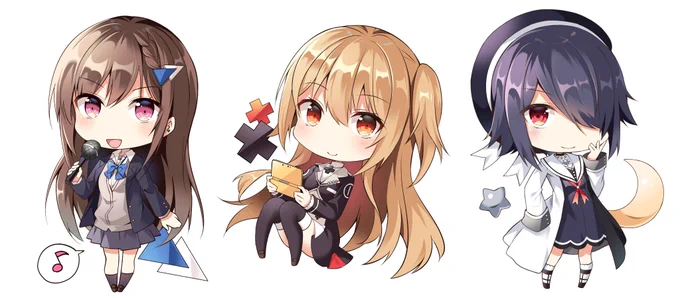 道明寺ここあちゃん、夢咲 楓ちゃん、音霊 魂子ちゃん、まとめてみました!
あとでpixivにあげます!
#ここあMusic
#ゲーム部
#あおぎり高校 