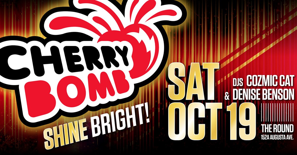 CherryBombTDOT's tweet photo. Tonight's the night to SHINE BRIGHT! Come get your groove on with us, CHERRY BOMBers. Doors open 10pm. Cover is $5 before 11pm, $8 after OR $5 all night long for everyone who werks tonight's theme. Wear glitter, neon, lamé, bling...whatever *dazzles* as you hit that dancefloor! https://t.co/p158p6NGso