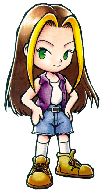 LET'S NOT FORGET KAREN FROM HARVEST MOON  my original Queen...corny highlights and all