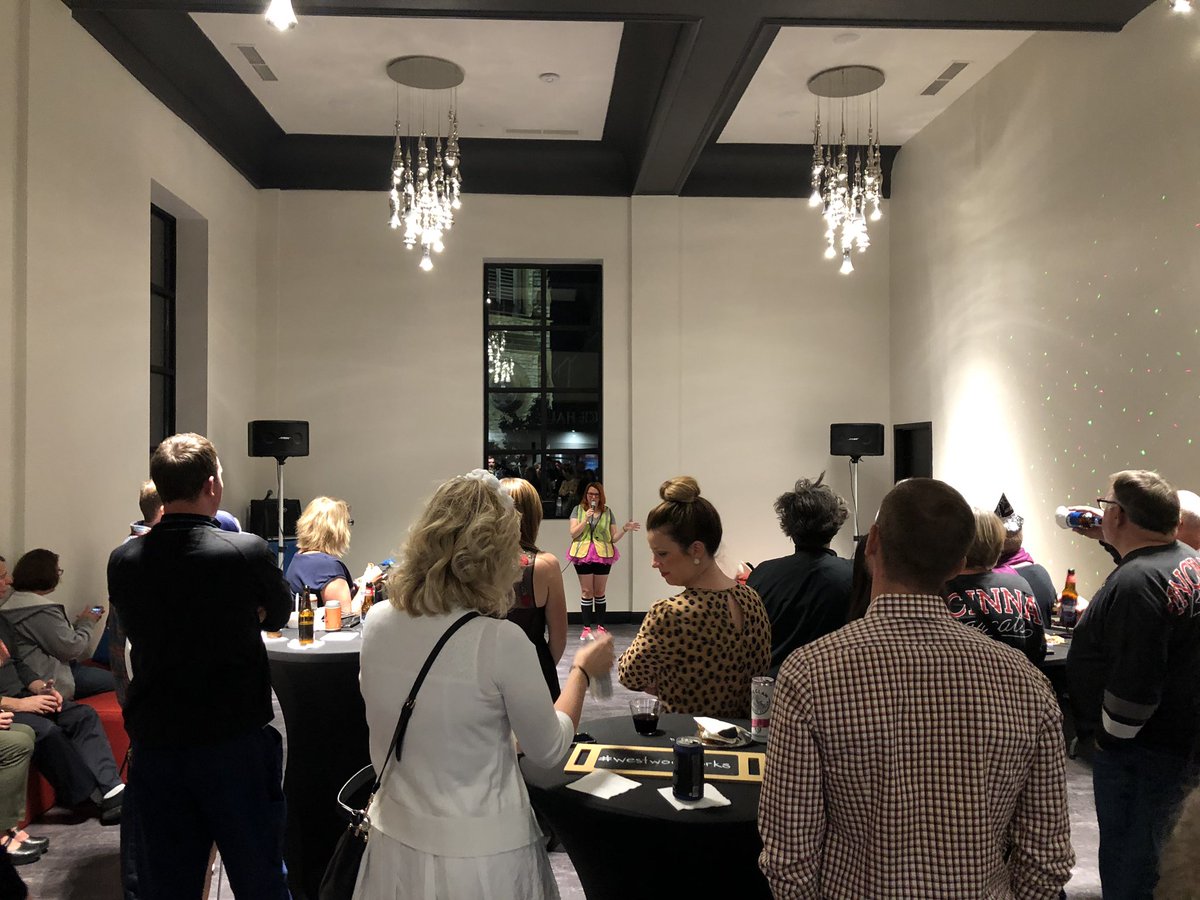 Our fearless leader Leslie Rich giving the masses a glorious speech