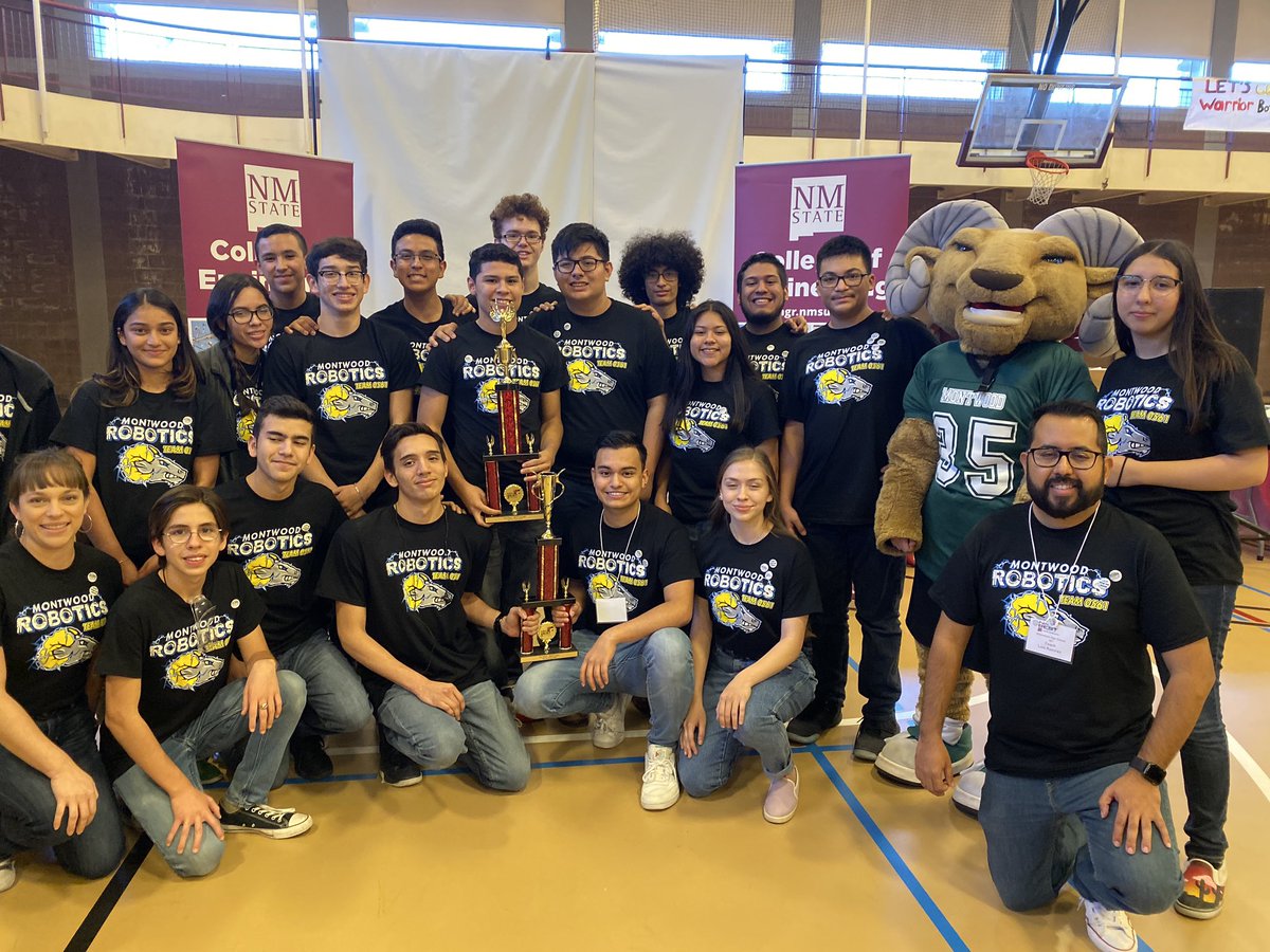 LRamirez_MHS's tweet image. MHS Robotics earns 
1st Place UIL Team 
1st Place Marketing Presentation 
1st Place Engineering Notebook 
2nd Place BEST Award
2nd Place Game Award
We're advancing to state in December!
#NMBEST #Thanks2BESTRobotics #TeamSISD