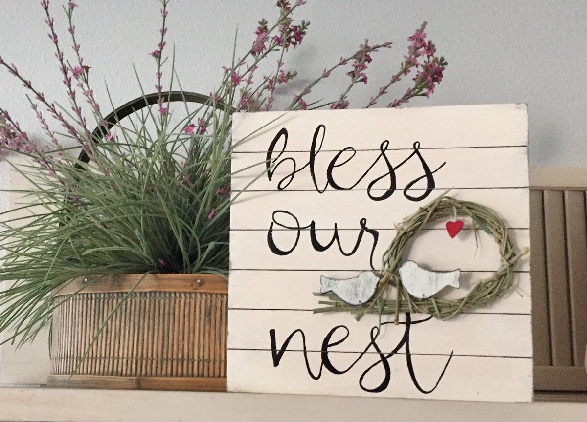 #etsysellers Farmhouse #CustomWoodSigns #housewares #homedecor #entryway #customsign #barsign #weddinggift #lovebirds #farmhousesign #blessournest #farmhouse #farmhousedecor #weddingsign @KateBraqueEtsy @KateBraqueOnEtsy @KateBraqueShopEtsy etsy.me/2VWRrsk