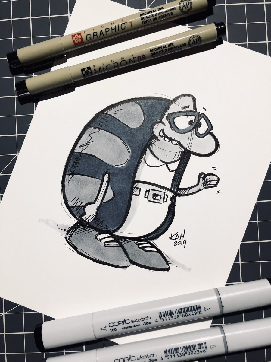 MrHinkleDraws's tweet photo. #INKTOBER / #INKTOBER2019 DAY 17: #FilburtTurtle from #RockosModernLife @Nickelodeon @NickAnimation. ✍🏽 #MrHinkleDraws #FreelanceArtist https://t.co/xdyg2jUp92