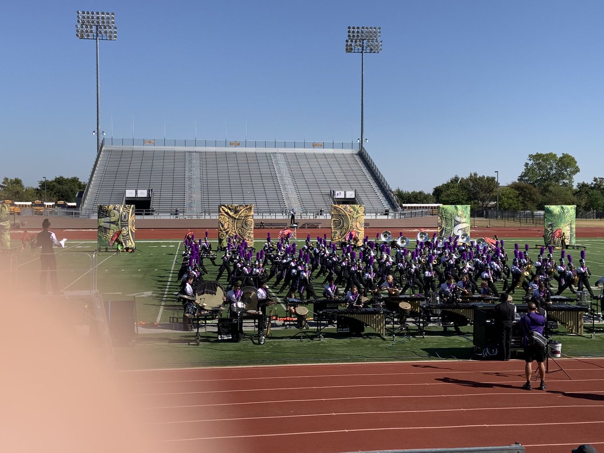 So proud and excited I got to see my amazing Knight band!!! They did AWESOME!!!💜👑 #bleedpurple #wewearthecrown #purlereign #mybandisbetterthanyours