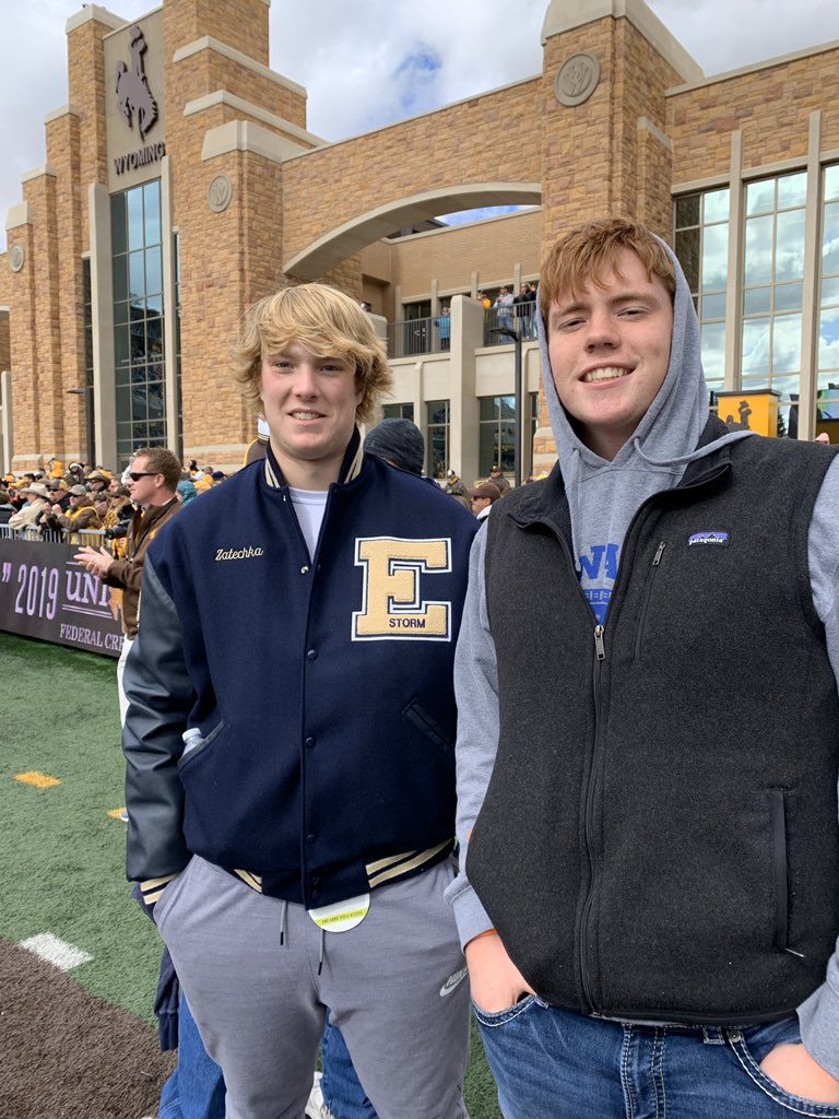 Tyler72Lenz's tweet image. Had a great time in Laramie, thank you @Coach_SBMoore for having my family and I down