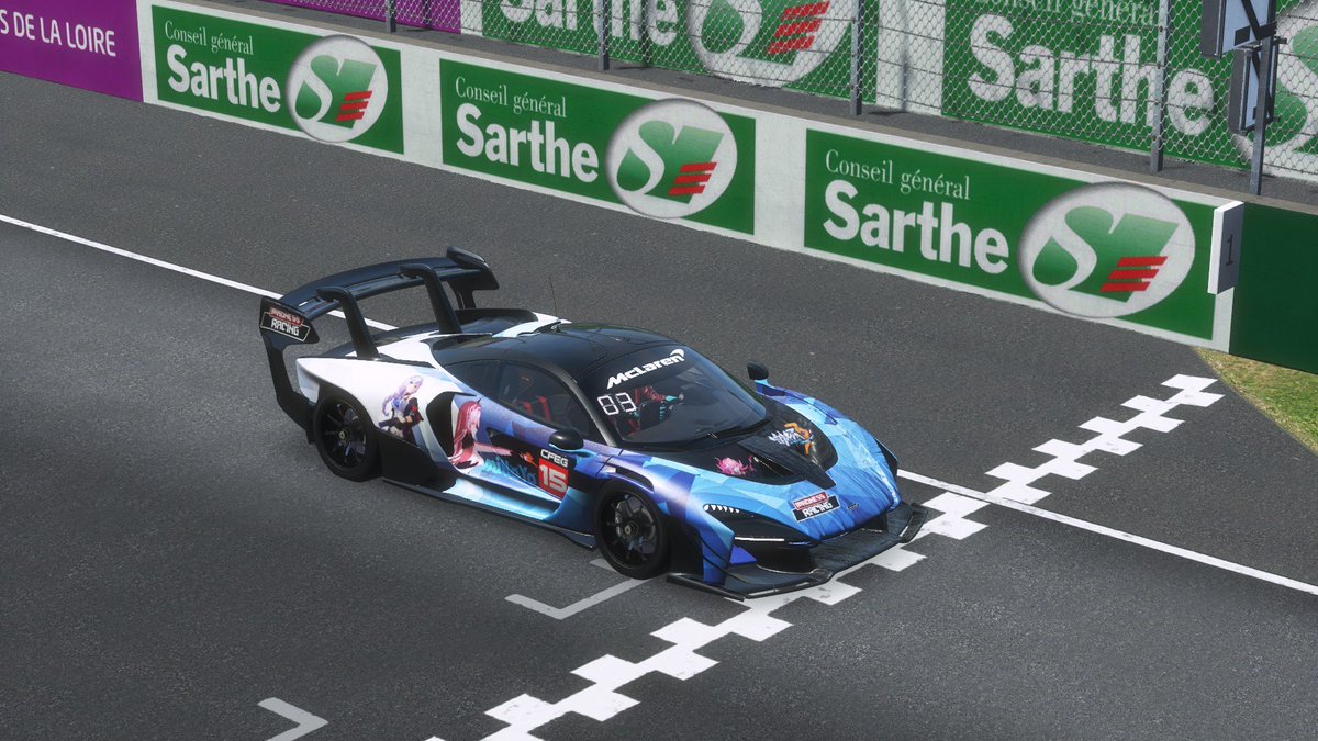 madness_racing's tweet photo. And the 12h du Mans hosted by #CFEG are over, with the #15 McLaren sneaking a podium finish. Despite the car being a chore to drive in the wet, we stayed out of major trouble, but we did pick up some scratches along the way https://t.co/QKX8gquOGe