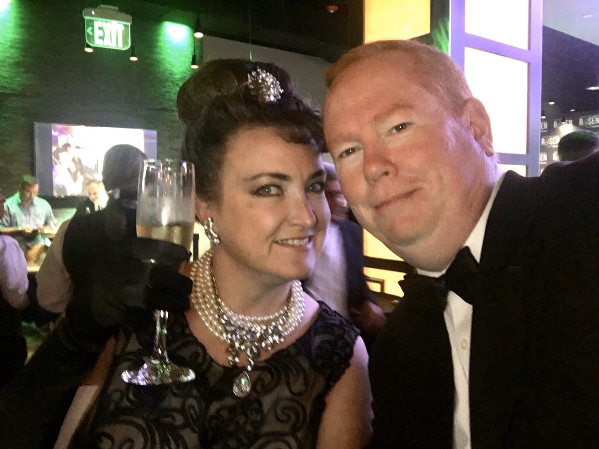 SeaWorldMommy's tweet photo. Enjoying a night at @RosenHotels #3Nine honoring the life of #AdamRosen. #BubblesAndBowTies #BreakfastAtTiffanys https://t.co/3tniWXvxud