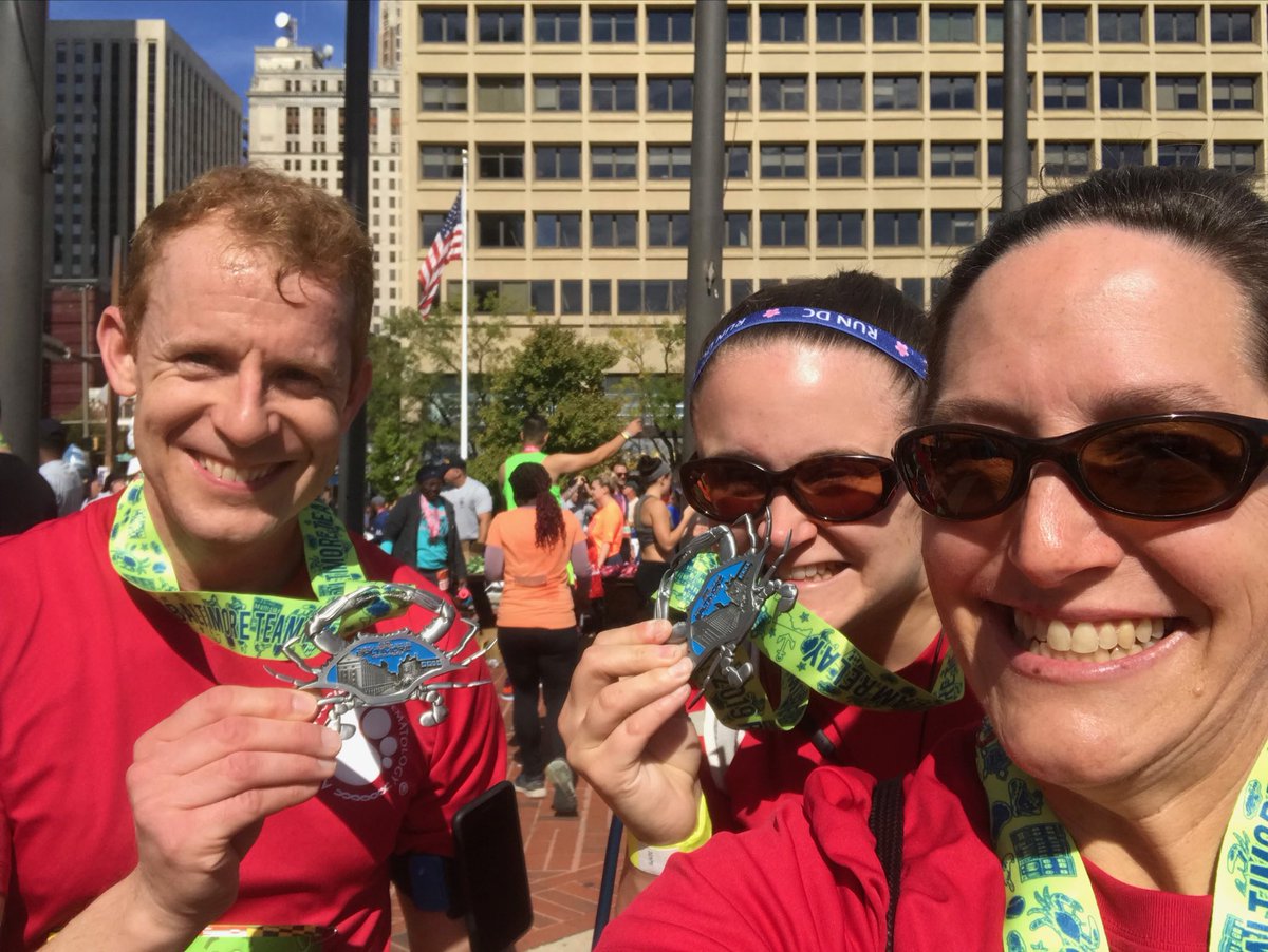 Fun day with my ⁦<a href="/ASH_hematology/">ASH</a>⁩ colleagues running on a marathon relay team in Baltimore and raising funds for the ⁦<a href="/ASH_hematology/">ASH</a>⁩ Foundation!