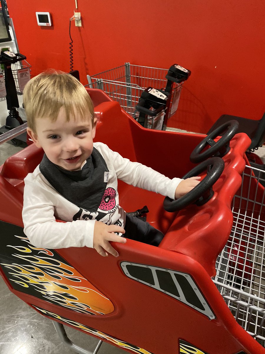 MrsVsChaos's tweet image. The face of a 23-month old cart driver, soup stealer, tricycle rider, and crib escapee. #noteven2 #BabyV #preemiepower