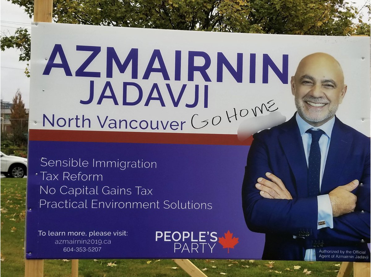 PPCVanCentre's tweet photo. The @peoplespca has been the subject of lies and disinformation spread by @CPC_HQ. In reality, the minority immigrant candidates of the PPC have been the targets of #racism and #bigotry. Wake up 🇨🇦 @PPCNorthVan https://t.co/jspHiQRNrz