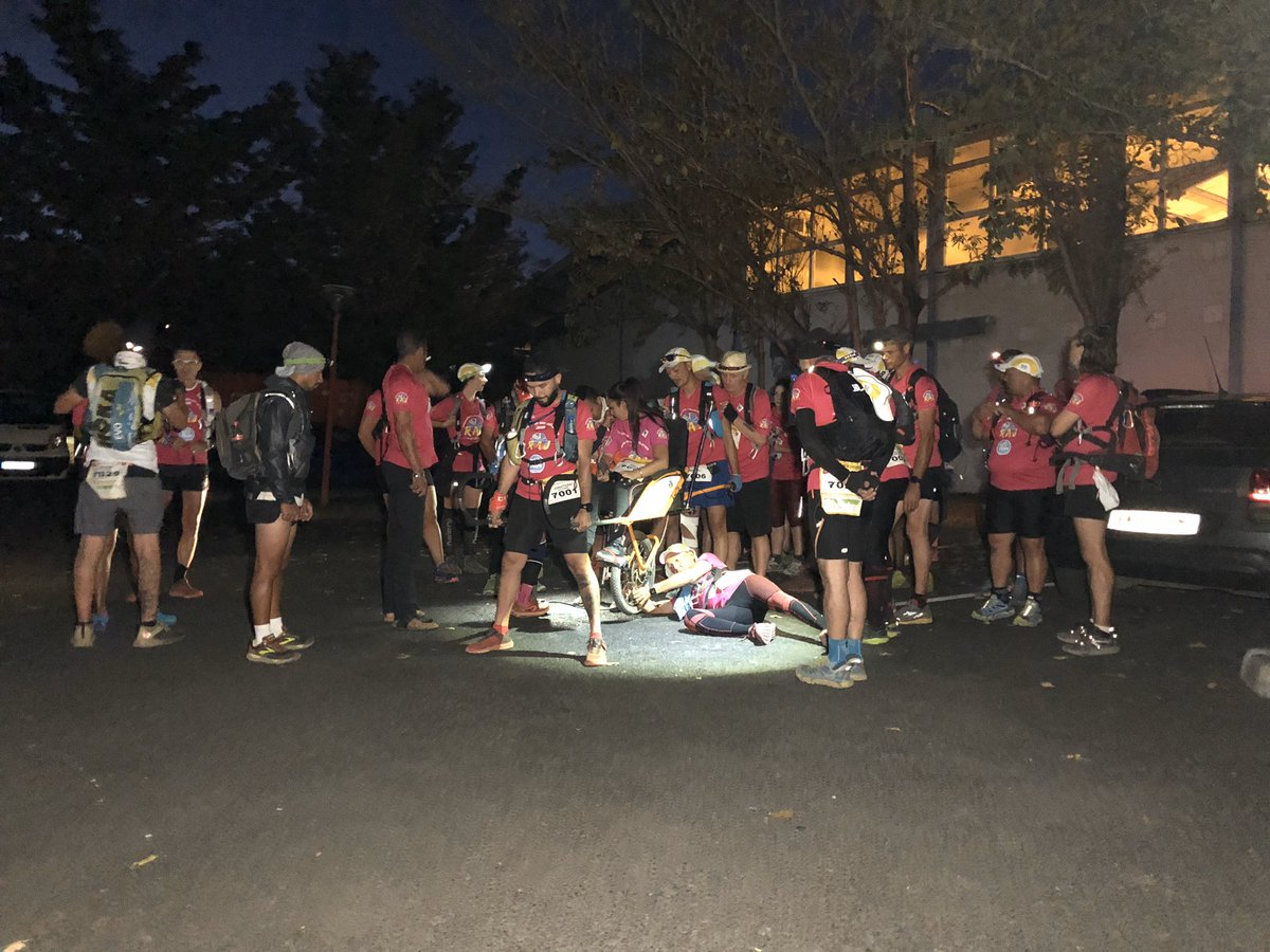 HoarauBrigitte's tweet image. C’est le départ #grandraid2019 #joelettes au gymnase François Mitterrand #reunion #reunionisland #diversite