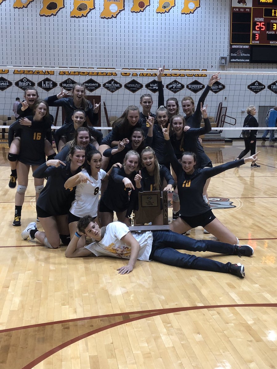 2019 4A sectional #7 champs!! This group is continuing to accomplish big things and striving for more each match. Road continues with top 16 regional matchup 10am @ Noblesville Saturday October 26 vs. <a href="/Chargers_vball/">Carroll Volleyball</a> <a href="/IndianaPrepVB/">IndianaPrepVolleyball.com</a> <a href="/ihsvca/">IHSVCA</a> <a href="/samueltking/">Sam King</a> #webelongwebecomewebelieve