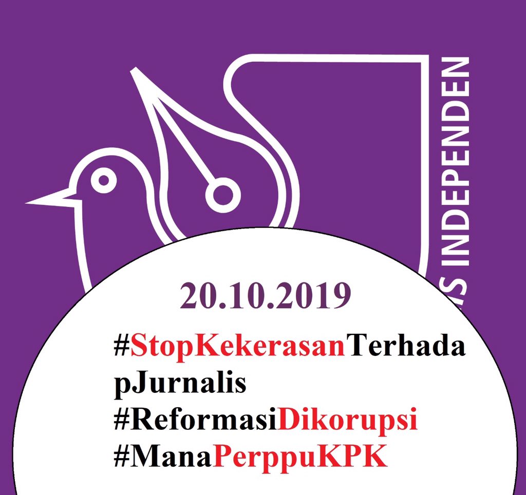 Semoga Presiden <a href="/jokowi/">Joko Widodo</a> mendengarkan teriakan rakyatnya. #ManaPerppuKPK? Jangan biarkan #ReformasiDikorupsi!!! 

Tuntaskan kasus HAM berat, hukum aparat pelaku kekerasan pada mahasiswa dan jurnalis!