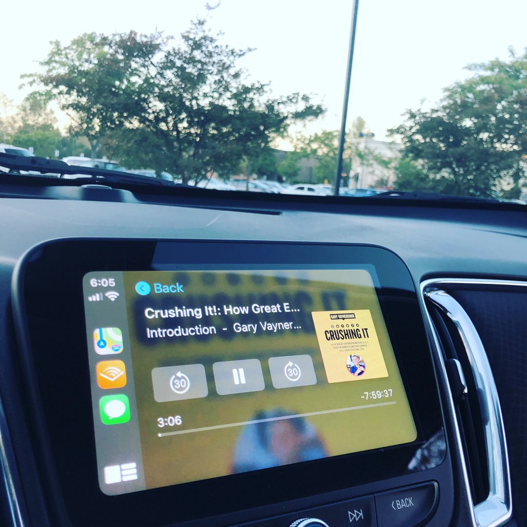 danny_dynomite1's tweet image. @garyvee listening to #crushingit on @audible_com love it