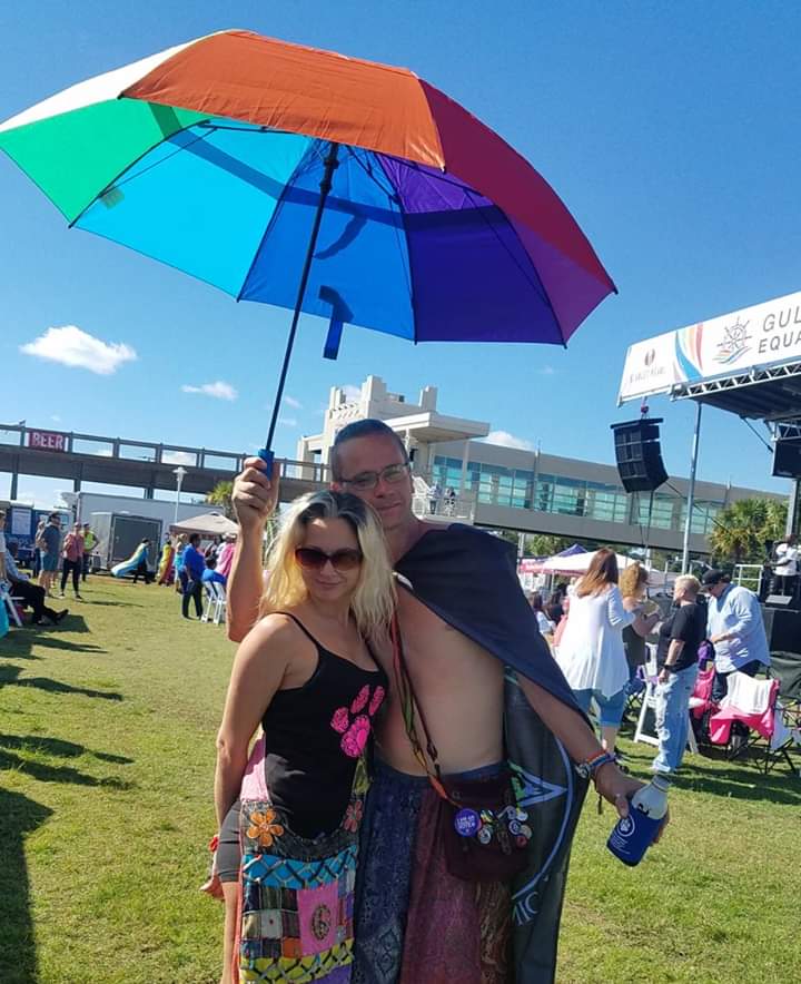 Michael86196641's tweet photo. Had a blast today at #equalityfest in #biloxi many good conversations about @satanic_temple_ and it's much needed presence in the Gulf Coast https://t.co/094b8jjMEB