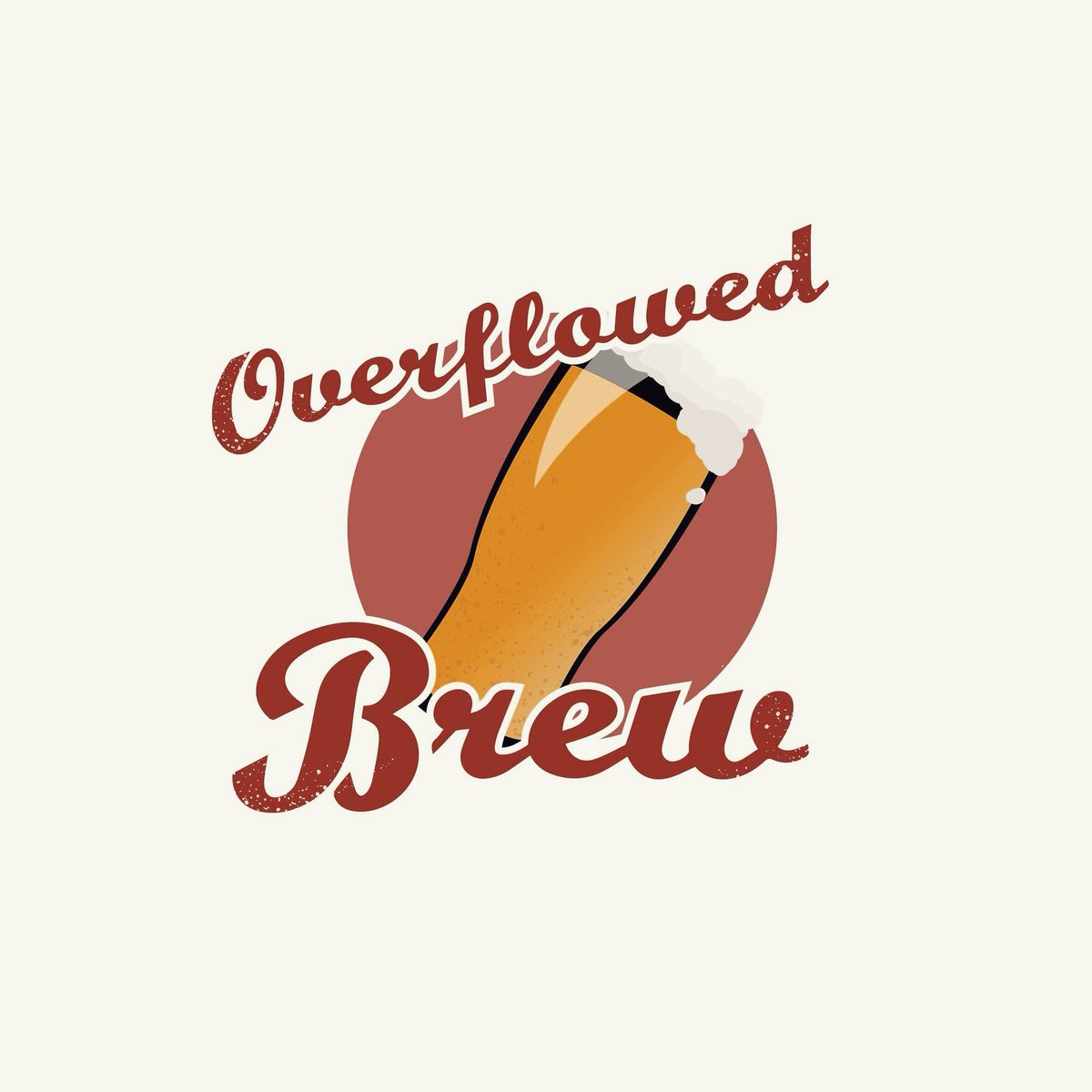 CreativeAlpine's tweet image. Overflowed brew! 
#logomaker #logo #design #graphic #graphicdesign #inspiration #edit #client #freelancer