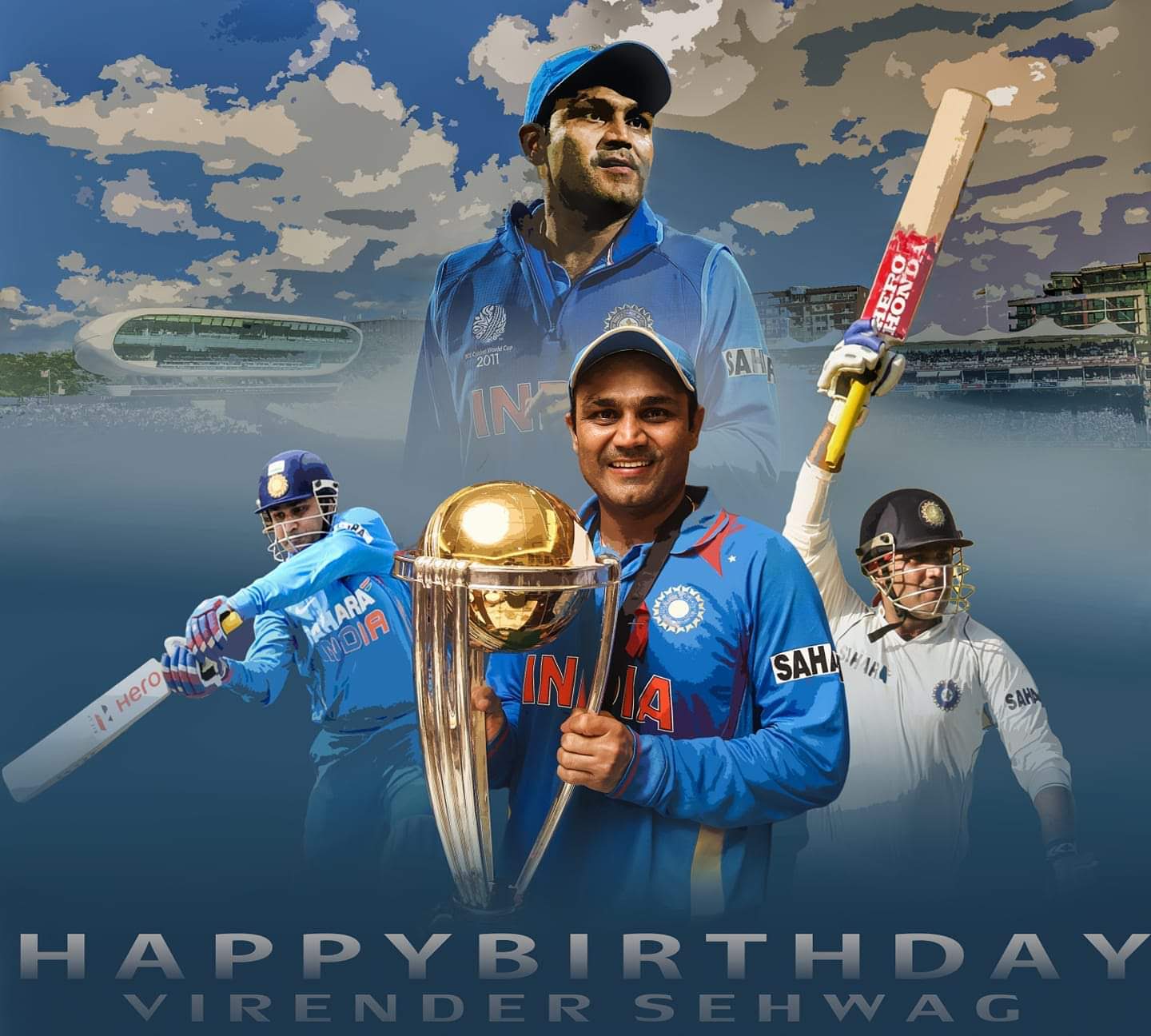 Happy birthday
Virender sehwag...... 