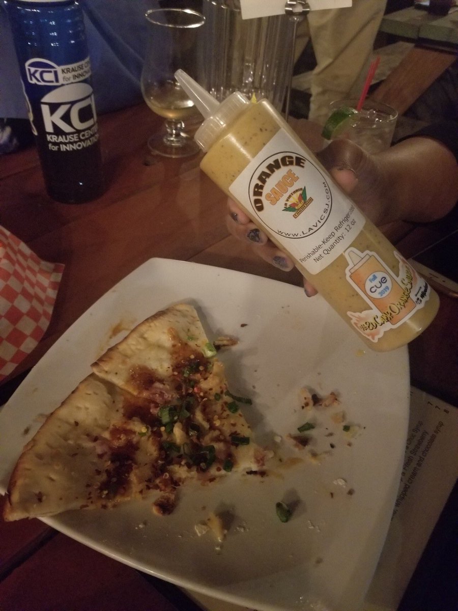 Msbpatel's tweet photo. #EdCampOrangeSauce is good on everything!! Thank you @edcampOSjr!! #OrangeSauce #FallCue2019 https://t.co/GMrBuUdxkk