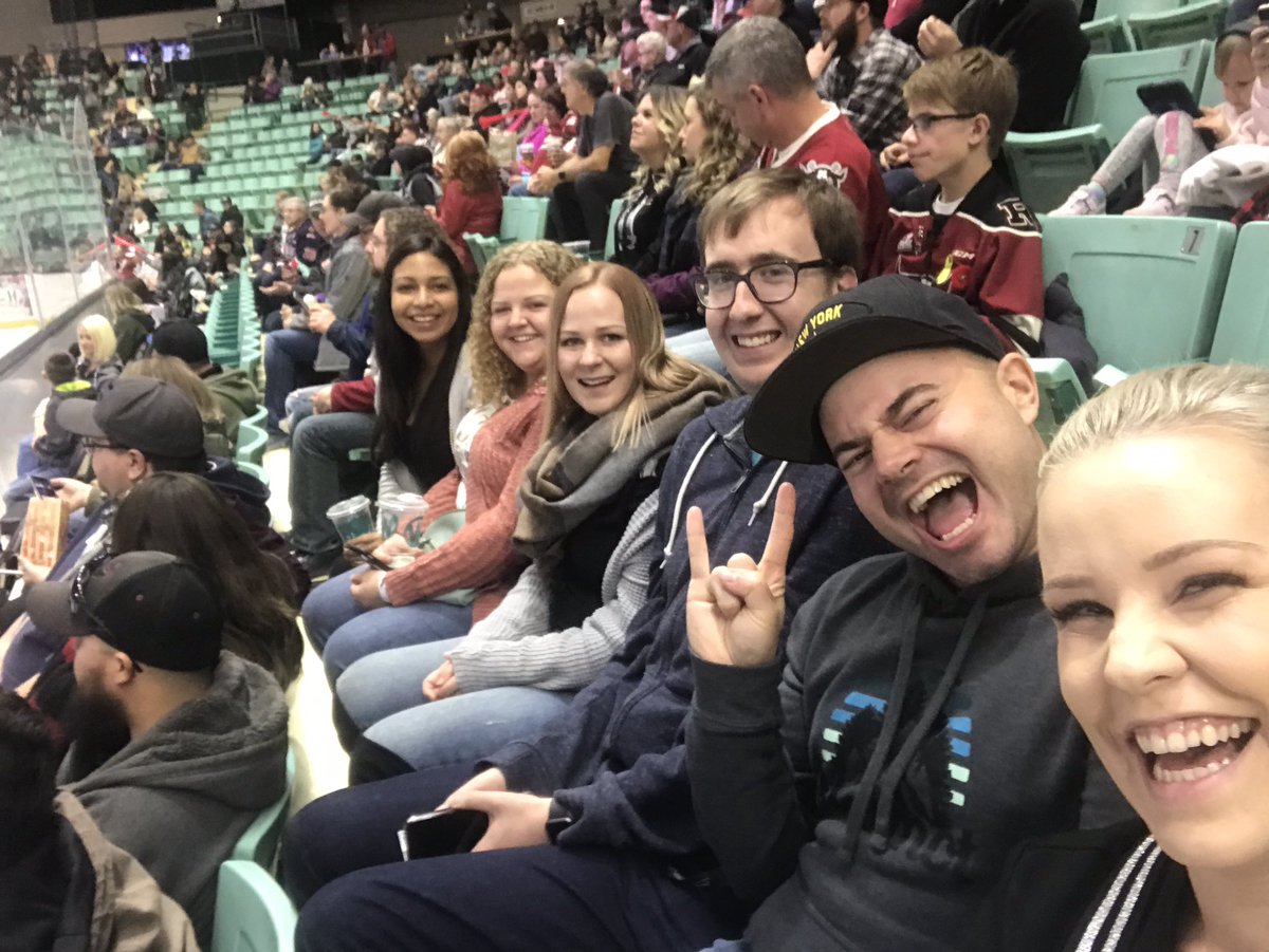 chaylav's tweet photo. Cheering on @Rebelshockey from seats 5-10 in row 3 section u #tweetyourseat #MakeItWhatYouWant https://t.co/Lhl4T5i0tF