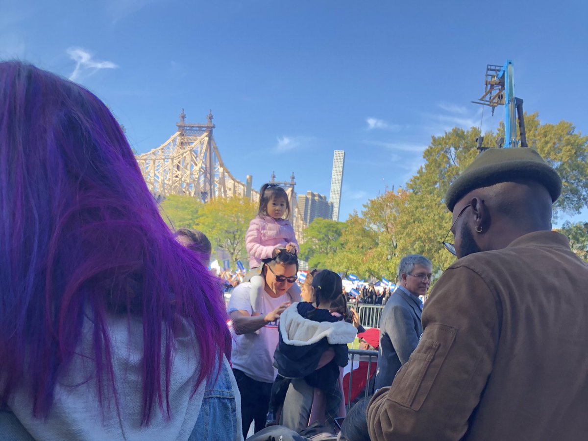 kthalps's tweet photo. Some #bernieBros at the #BernieInQueens rally: #BerniesBack https://t.co/orxuhX51D8