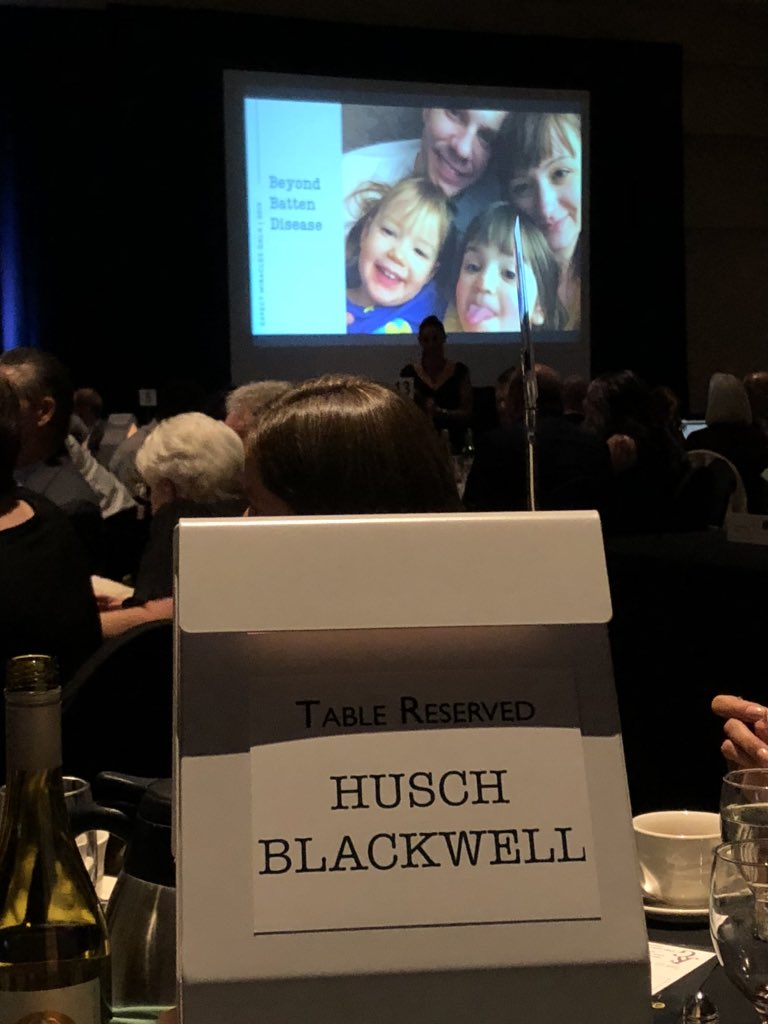 Great opportunity to move the ball forward on making progress on curing Battens Disease.  Great people doing great things! <a href="/HuschBlackwell/">Husch Blackwell</a> <a href="/BeyondBatten/">Beyond Batten</a>