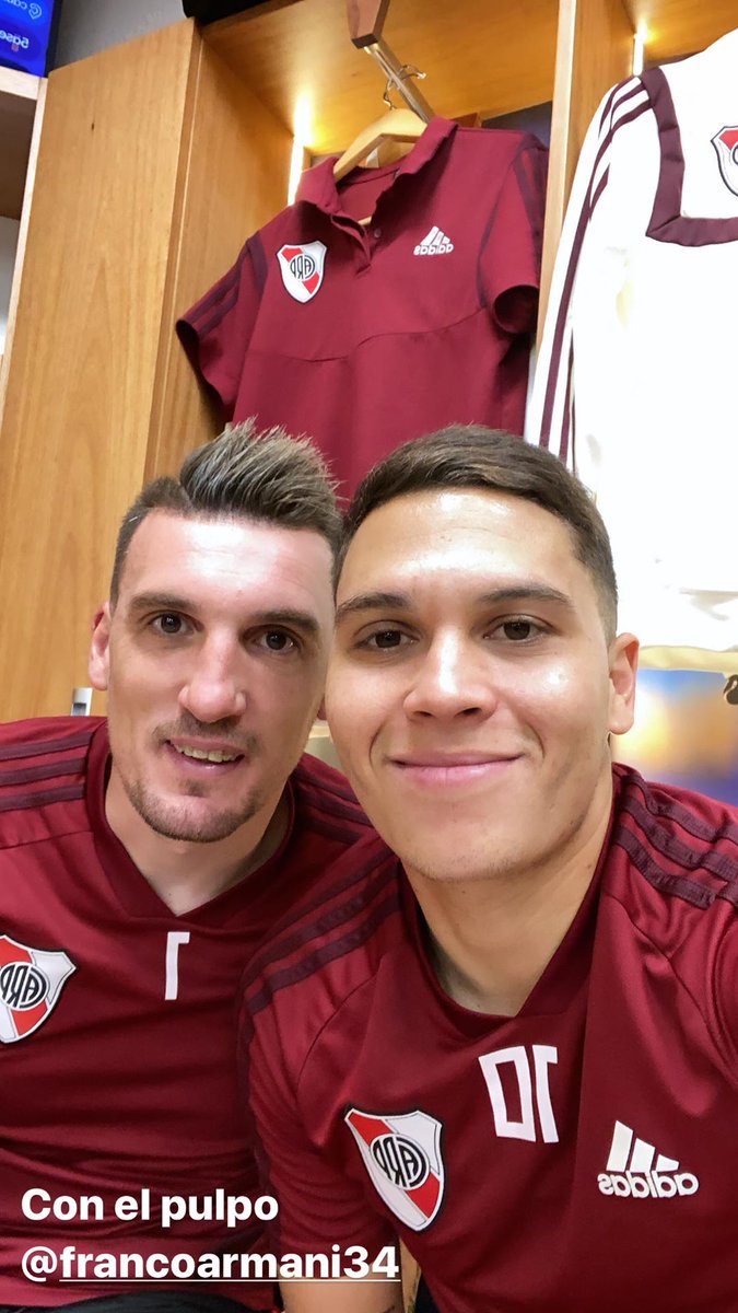 SportsCenter ar Twitter: "¡Qué dupla! Juanfer Quintero compartió en su  historia de Instagram esta selfie junto a Franco Armani. ¿Pensando en el  martes? https://t.co/diLhmgITLE" / Twitter