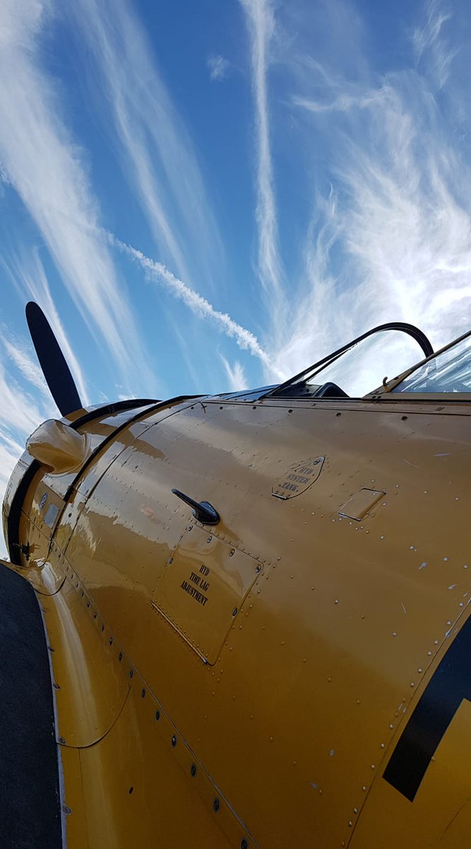 Prepping for tomorrow's Remembrance flight to Oshweken and one of our crew members took this shot.