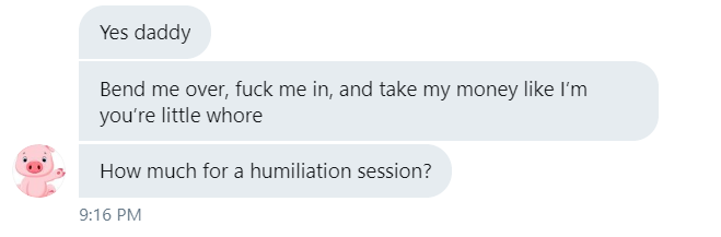 KelliShopaholic's tweet photo. One of my longest serving little sluts

He knows exactly how to approach!

Take note.  It's not complicated.

#findom #catfishkink @FD_rts @CatFishFindomRT @CatfishRTer @StupidSubby https://t.co/p36ta17puU