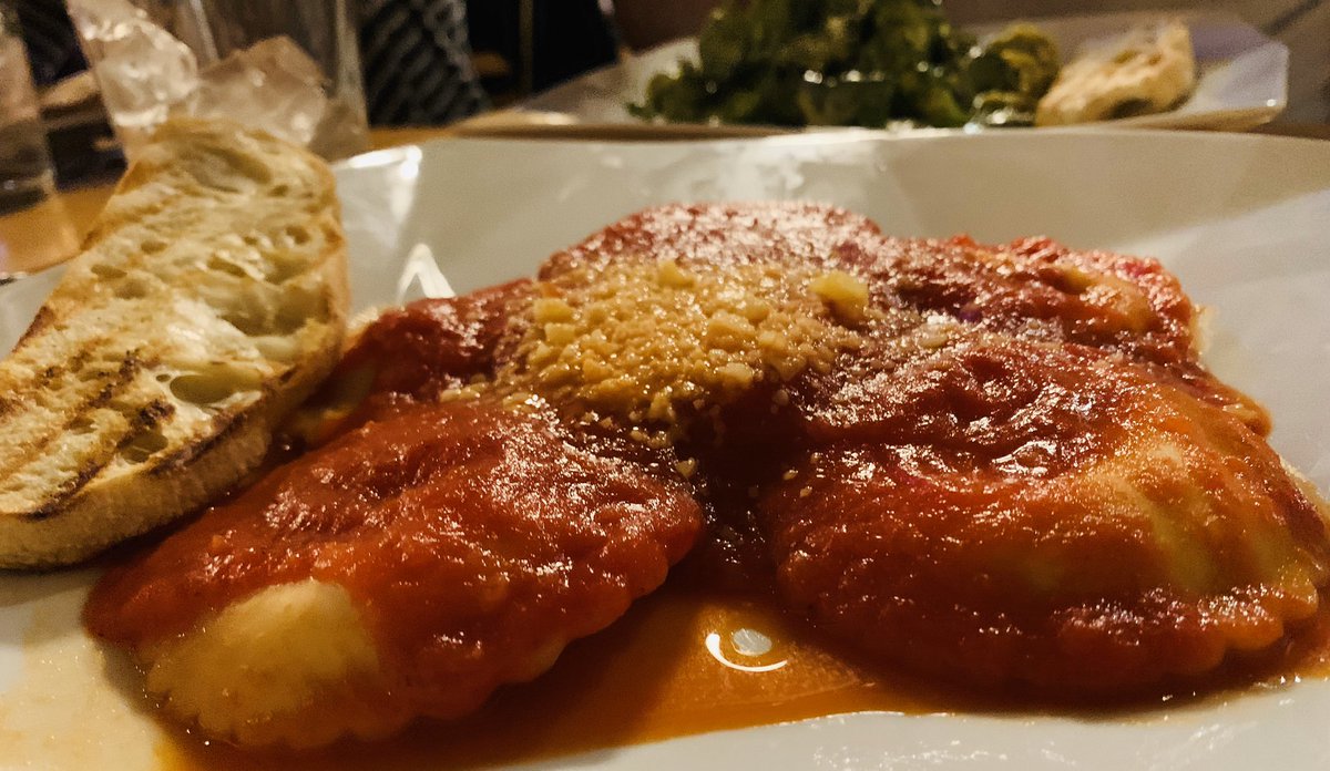 Fooln_Forty's tweet photo. Continuing the #carbload with this delicious ravioli dinner @ProntoDenver 

 #chasing50states #yum 
#foolnforty #HalfMarathon #Runcation #myview #denverfood #denveritalian #pasta
#FiftyStatesHalfMarathonChallenge
#13point1 #RnRDenver #rnr #Denver https://t.co/Q3HZqKIGLz
