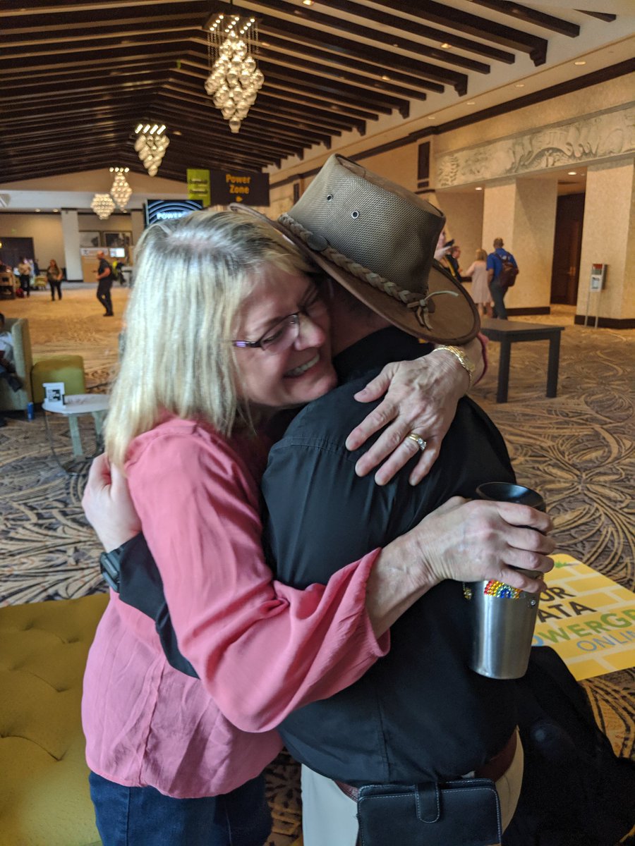 WinthropDC's tweet photo. Saying goodbye at the end of a #GPUGSummit conference is always hard, but harder when it is your last one. Planning to visit @Leslie_Vail in #Dallas when flying through #DFW in future years.
#GPPT #UserGroupSummit #MSDynGP #IamDynGP #MVPBuzz #GPUG @UGCommunities @GPUG https://t.co/8wOrTMnpID