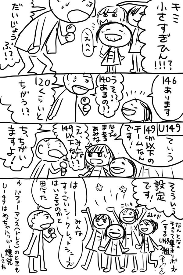 バンナムフェスの最後のほう、765、ミリ、デレをMC小野坂さんが紹介するとこがすごく良かったのでとりあえず描きました（シンデレラガールズ編） 