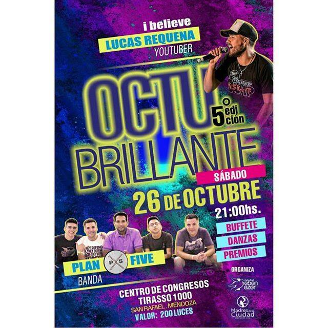 lapreviaSR's tweet photo. SORTEAMOS 5 ENTRADAS PARA OCTU-BRILLANTE!🌟 🌟Paso 1: Seguir nuestra página @lapreviasr 🌟Paso 2: Compartir está publi. 🌟Paso 3: Etiquetanos 💛 SE SORTEAN EL MIÉRCOLES 23/10. https://t.co/8IPc1Jn0hr