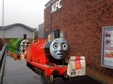 TheRedEngine5's tweet image. I was picking up McDonalds and Percy tired to fucking mug me. Thankfully I got away