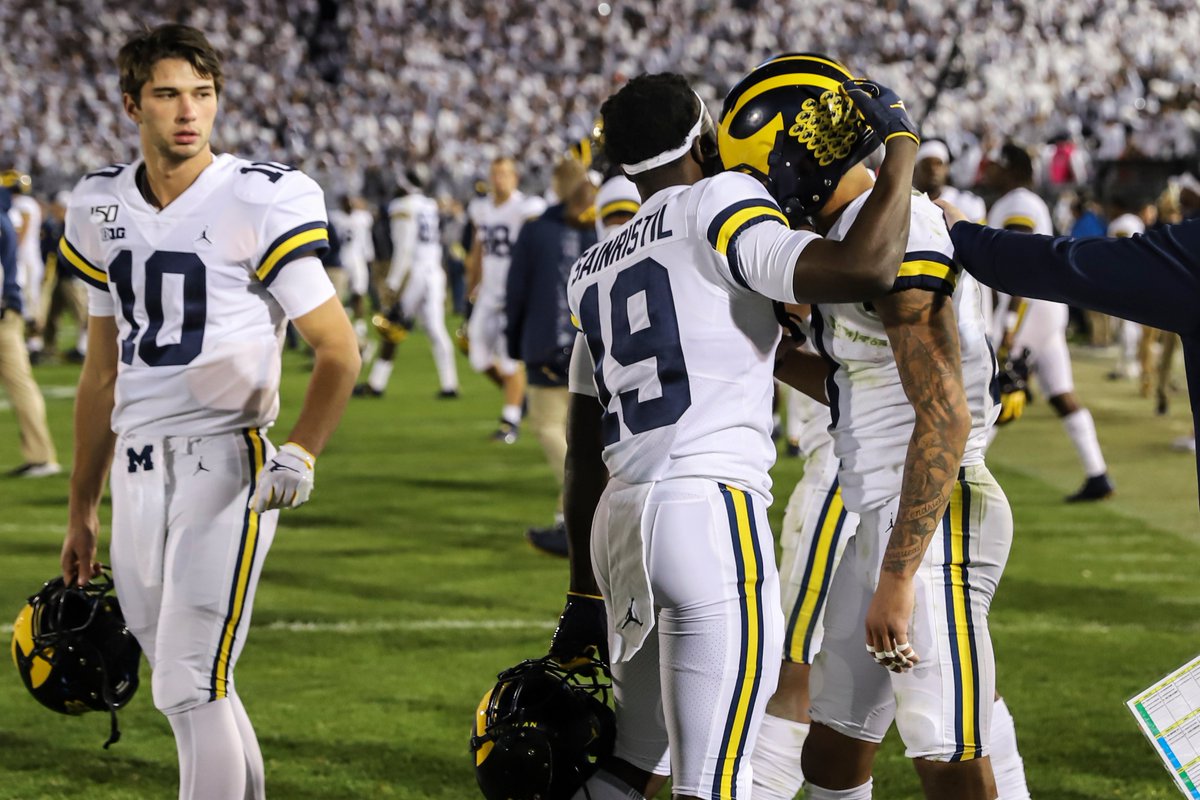 Final - Penn State 28, Michigan 21

Ronnie Bell was in tears after the game. Ronnie put his heart and soul into the game today and Michigan nation should be nothing but proud of him.