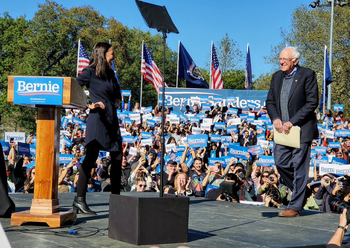 MeganMcGilloway's tweet photo. This was, hands down, one of the best days of my whole life. We're gonna win this thingโโค @BernieSanders @People4Bernie @AOC #Bernie2020 #BernieinQueens #BernieinNYC #BerniesBack #BernieisBack #BernieSquad #BernieorBust #HindsightIs2020 https://t.co/5CtLlv0rVc