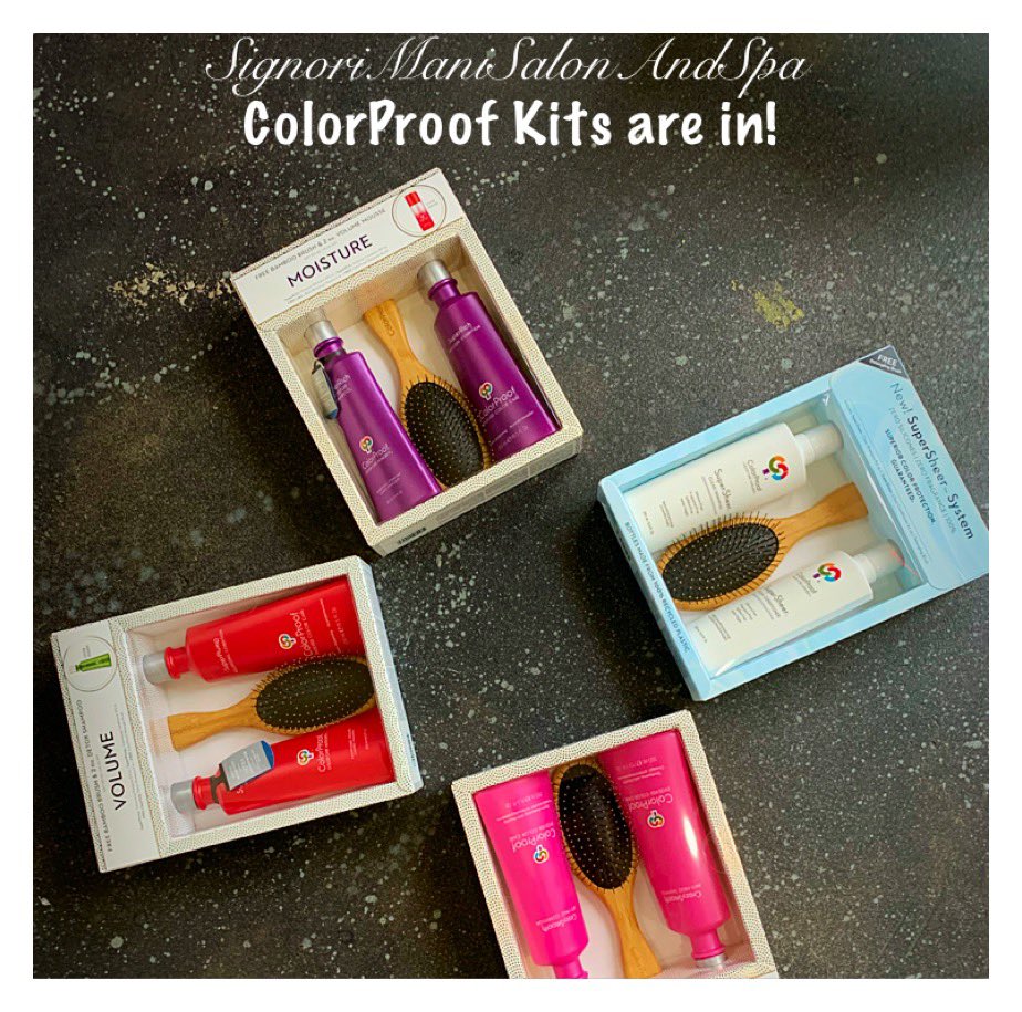 SignoriMani's tweet image. ColorProof Kits are in!!! #signorimanisalon #colorproof