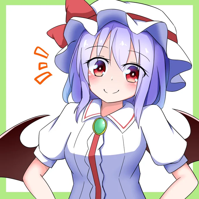 レミリアちゃん描いた 