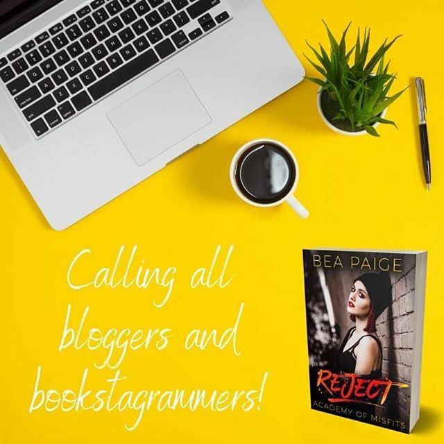 Looking for bloggers and bookstagrammers for Bea Paige's upcoming release!

ift.tt/2Pd7Mbh

If interested in reading Reject early, please fill out the form above. If you signed up for Delinquent and reviewed, you should have Reject in your inbo… instagram.com/p/B30tg5YAPRN/