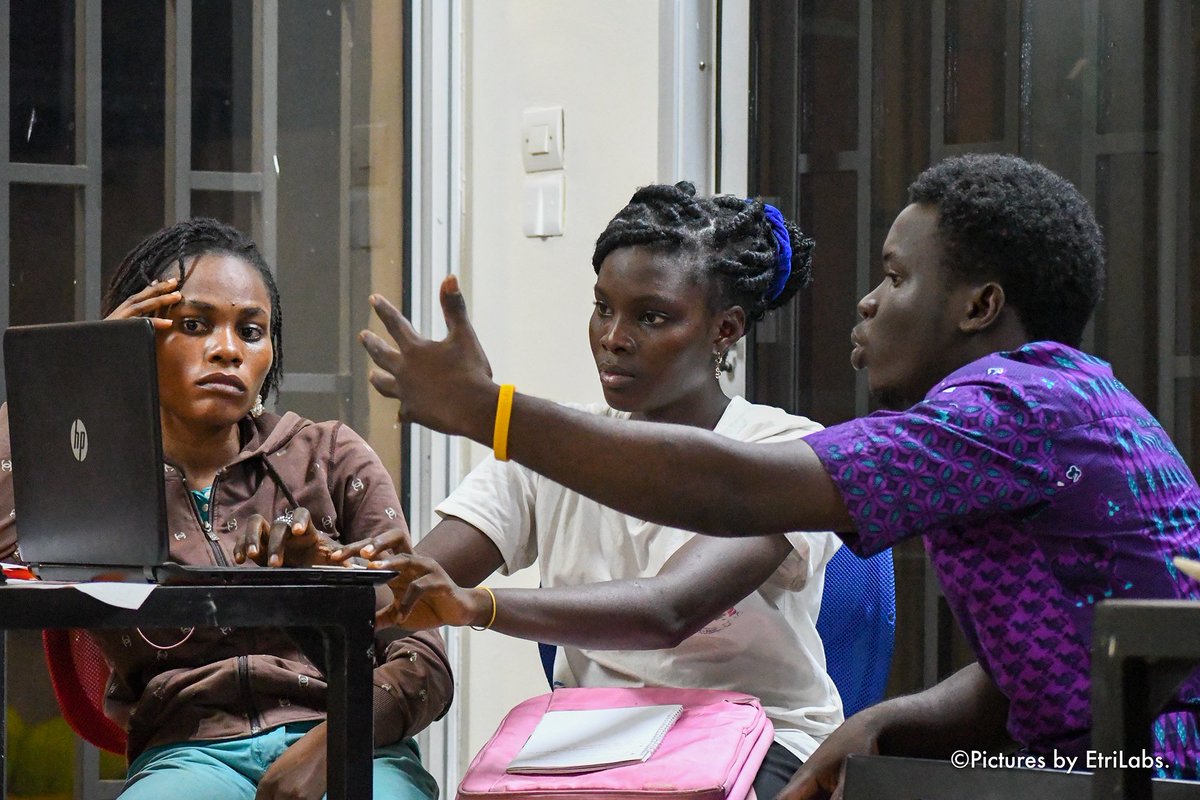 EtriLabsCotonou's tweet photo. @SpaceApps continues, they work hard despite heavy eyes and fatigue. (Its 5:00AM)
Coding is getting thicker, bugs needs to be fixed, and solutions coming up from all angles.
#SpaceApps  #SpaceAppsChallenge2019 https://t.co/NO9b23dvVD