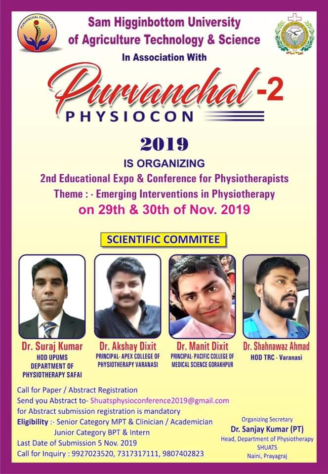 shalinisinha29's tweet photo. #InternationalPhysioConf_Shuats
#Purvanchal_Physiocon
#SHUATS
#Prayagraj
#Allahabad
@rakshitbits
@AdityaSO778899
@nancyag92526288
@JyotiJames2
@DasSubhuti
 @_aajtak @shuats_edu @UoL_Physio @UoL_Physio @CUPhysios @MUSTphysio
@DivyabhaB
@thehamdaan https://t.co/Uu4WcXNEaJ https://t.co/mg882OBKhh